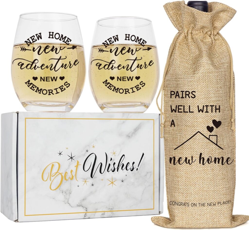 stemless wine glass & bottle gift bag set best 12 salon christmas gifts for clients ultimate guide 2023